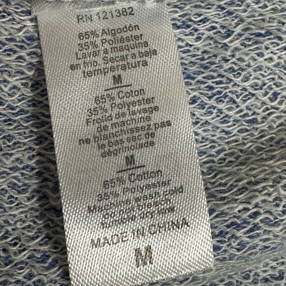 Dog Is Good Women's Pullover Hoodie Blue‎ Terry Cotton Pockets Sweater Size M - Picture 8 of 8